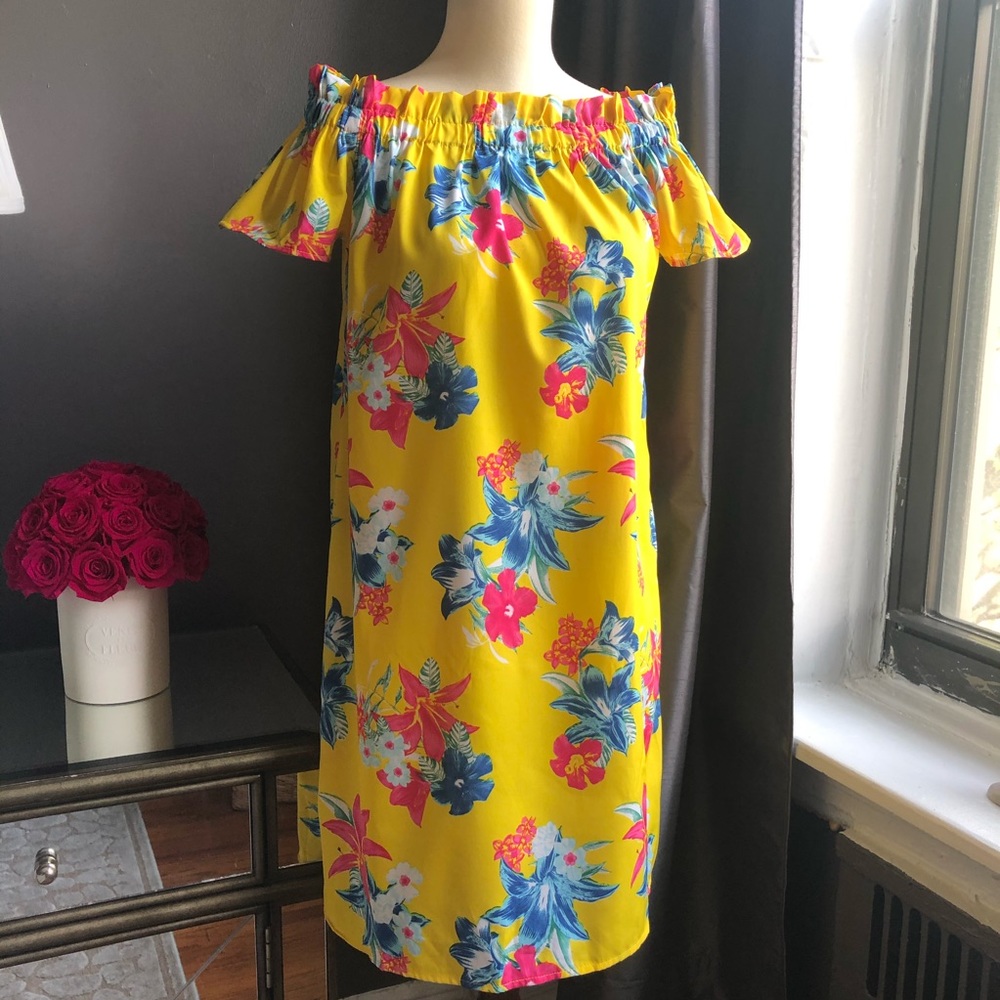 NWT Primark Off the Shoulder Floral Dress
